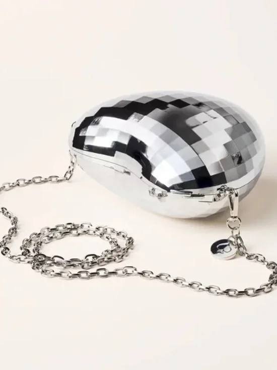 Disco Heart Crossbody Bag - kate spade new york x Target Silver - Picture 2 of 2